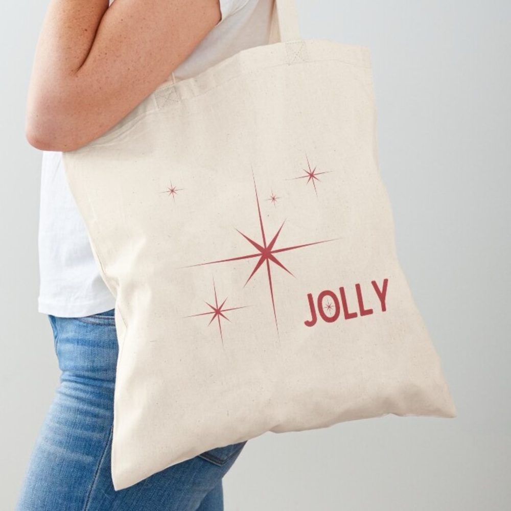 Christmas Tote - Holiday Song Inspired Cotton Totes by Brown’s General - Picture 3 of 15